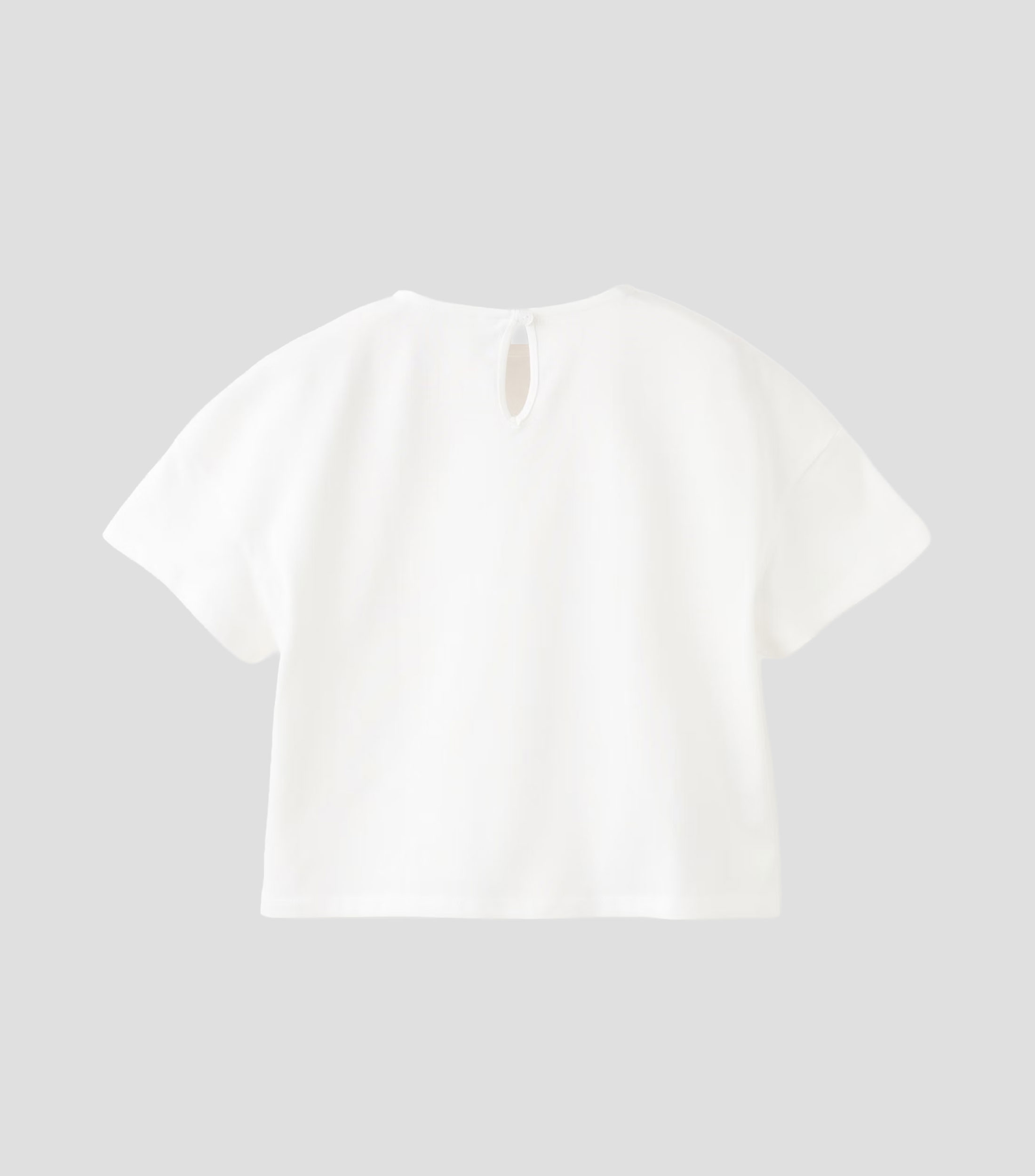 Playera cuello redondo manga corta lisa Niña
